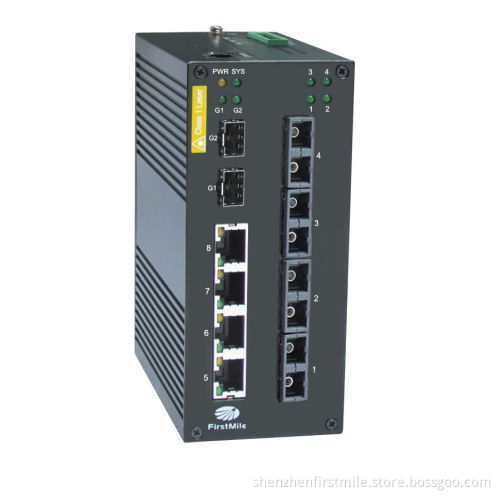 10 Ports Gigabit Industrial Ethernet Switch